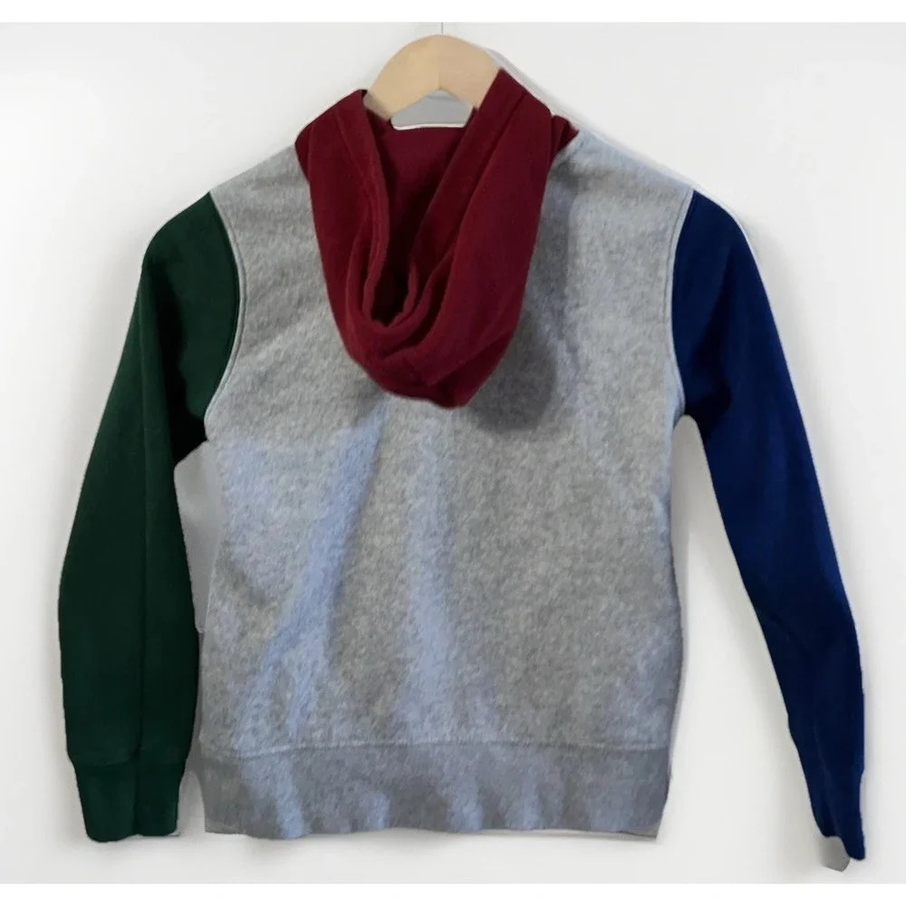 Boys‎ Polo Ralph Lauren Polo Graphic Colorblock Bear Hoodie Sz 8 School Bear